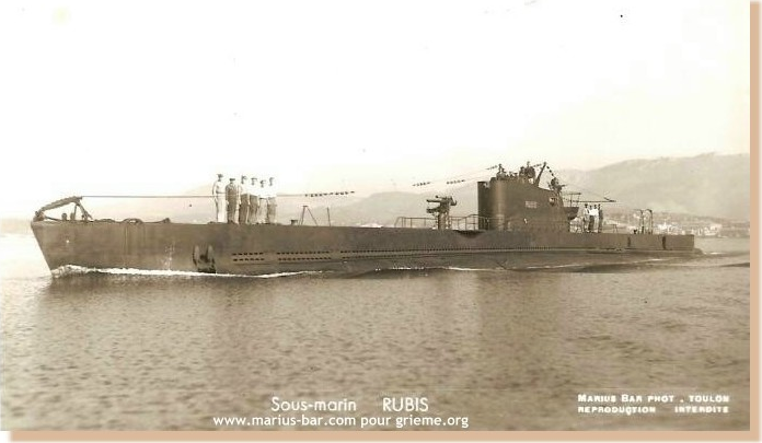 sous marin Le rubis